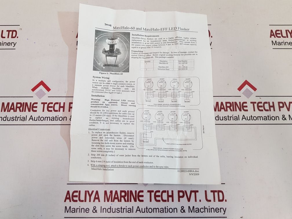 Tideland Signal 751.1097-00