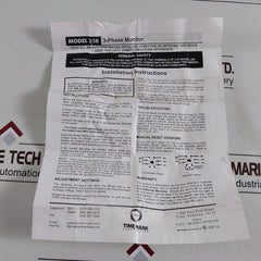 Time Mark 258B 3-phase Power Monitor Moudle 160-240 Vac