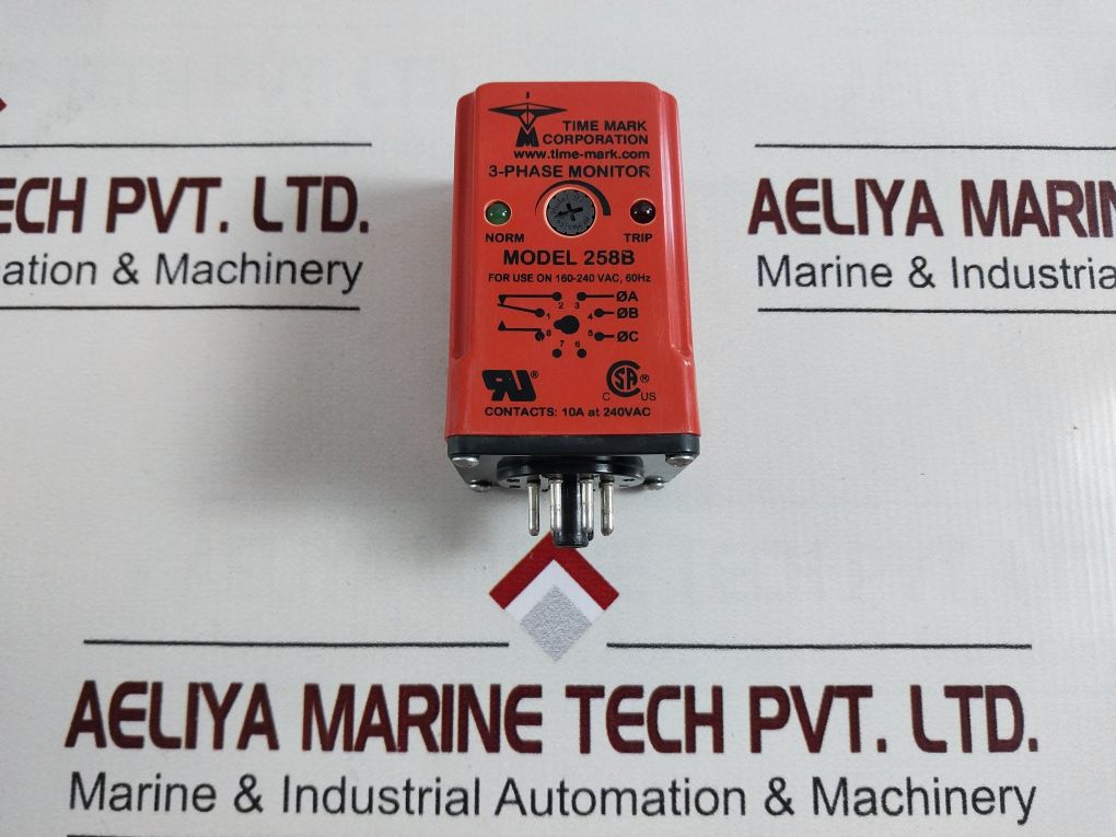 Time Mark 258B 3-phase Power Monitor Moudle 160-240 Vac