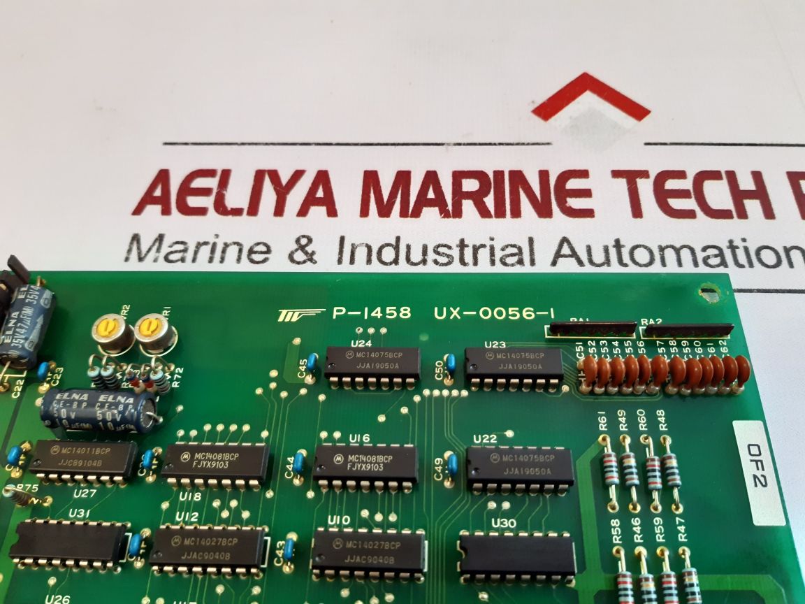 Tiv P-1458 Pcb Card Ux-0056-1