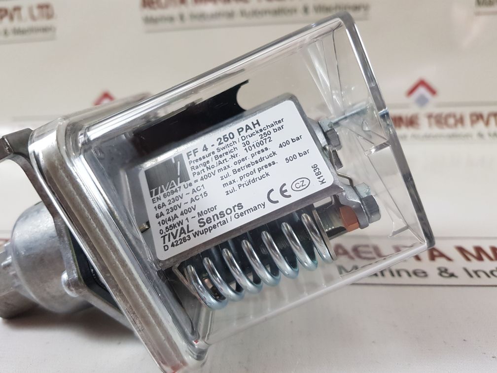 Tival Ff 4-250 Pah Pressure Control Switch
