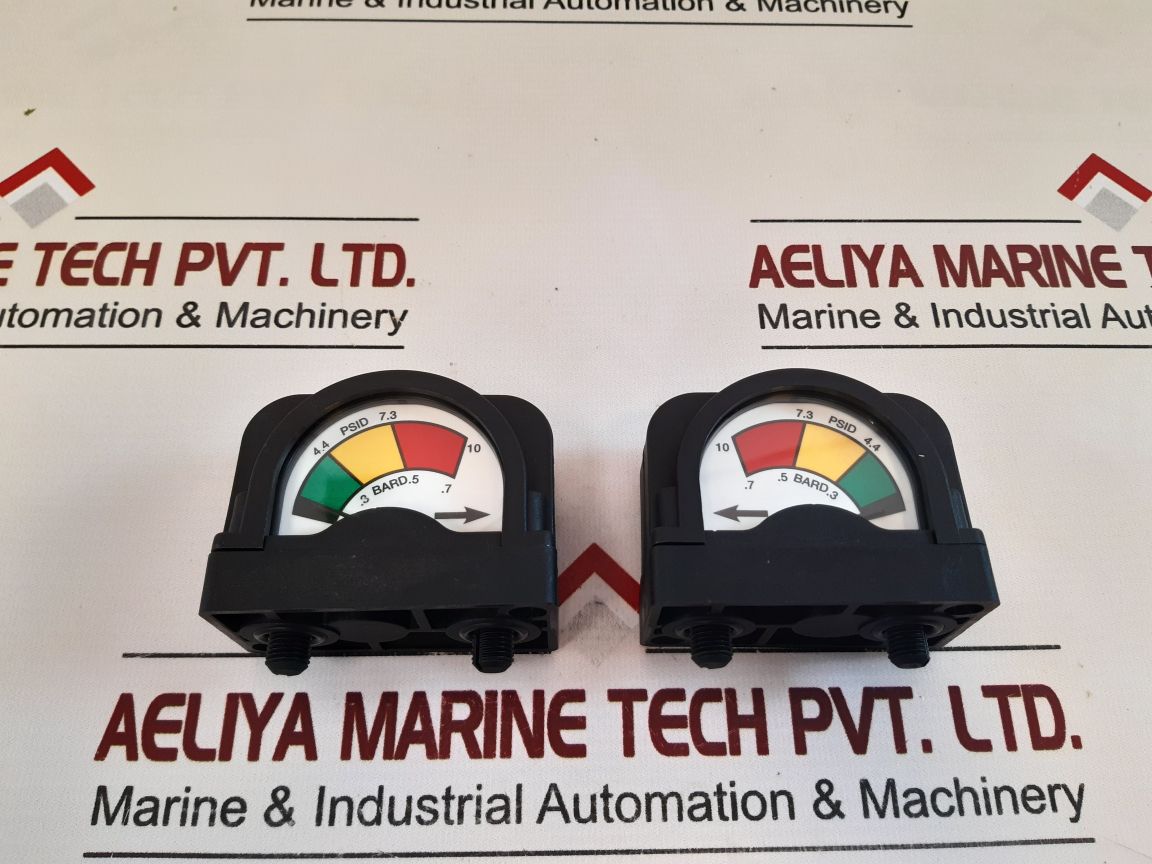 Tmc 285262 3-color Dial Differential Pressure Gauge 111511
