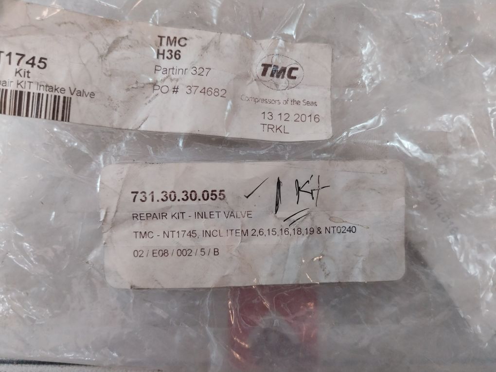 Tmc Nt1745 Inlet Valve Repair Kit