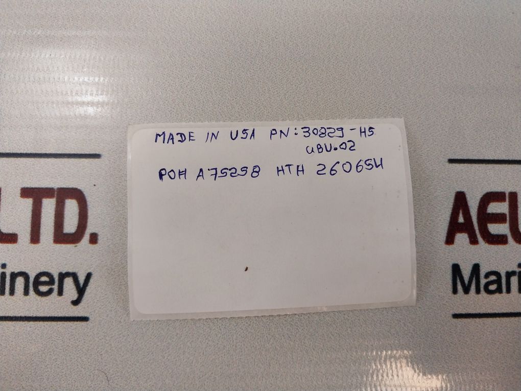 Tnn 30829-hs Piston Valve