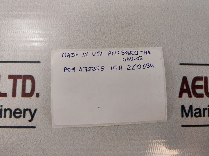 Tnn 30829-hs Piston Valve