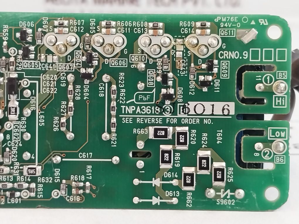 Tnpa3618 Projector Lamp Driver Ballast Board Tnpa3619