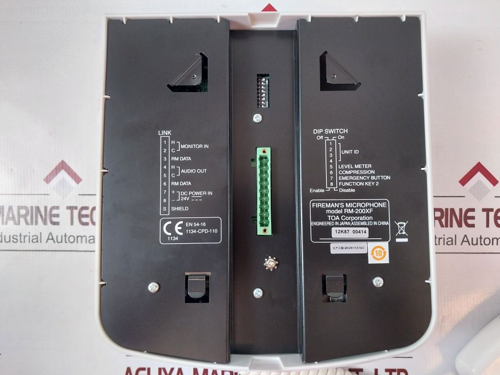 Toa Rm-200Xf Fireman’s Microphone Panel