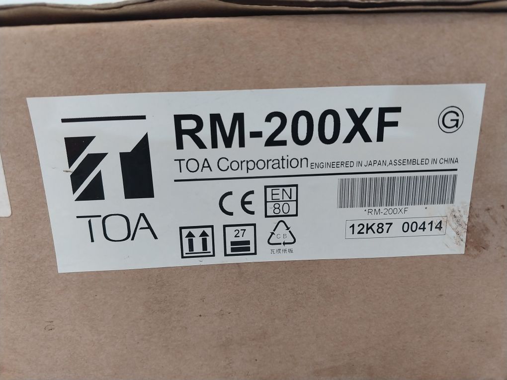 Toa Rm-200Xf Fireman’s Microphone Panel