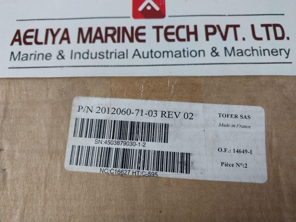 Tofer 2012060-71-03 Gate Valve