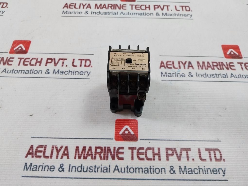 Togami-electric Pak-6Us40 Magnetic Control Relay