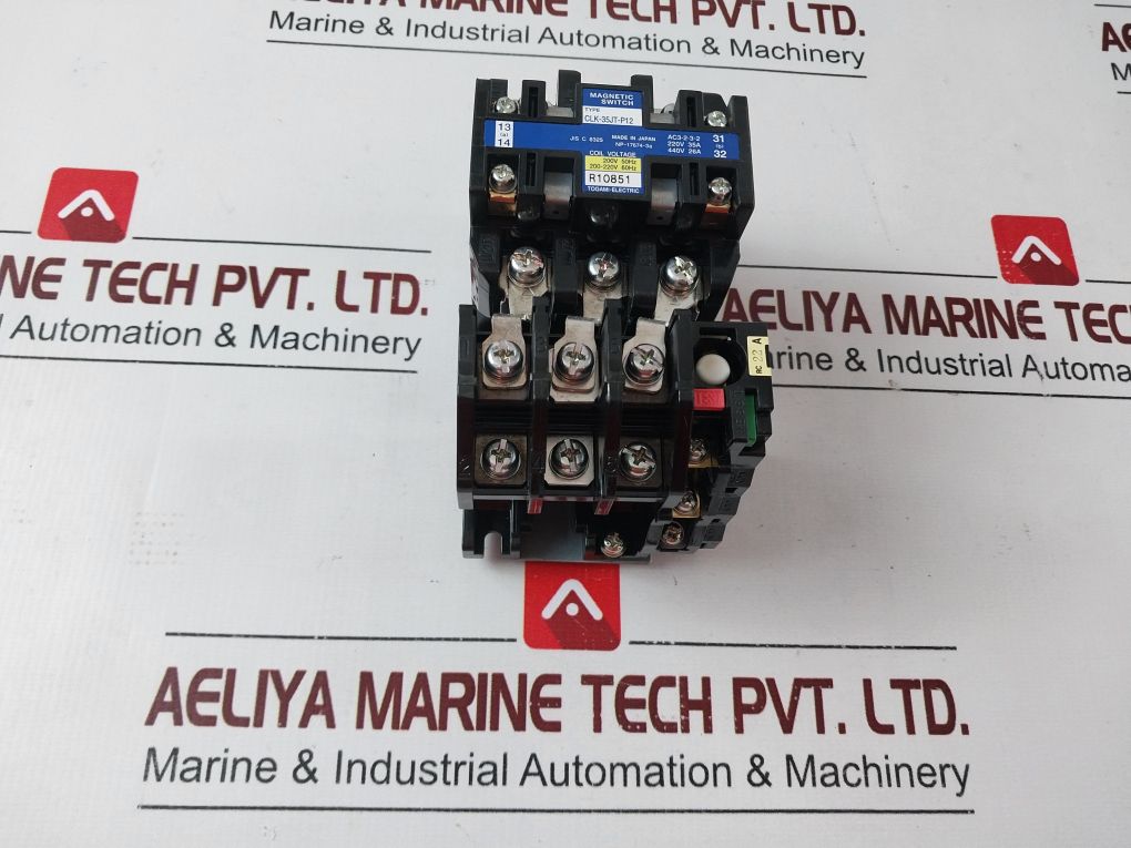 Togami Electric Clk-35Jt-p12 Magnetic Switch 220V 35A 440V 26A