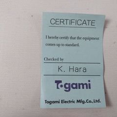 Togami Electric Clk-35Jt-p12 Magnetic Switch 220V 35A 440V 26A