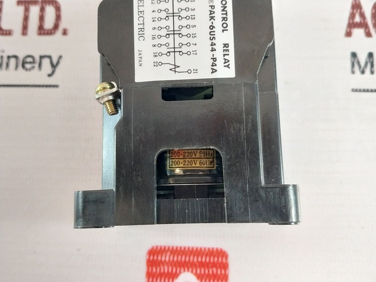 Togami Electric Pak-6Us44-p4A Magnetic Control Relay 617092A