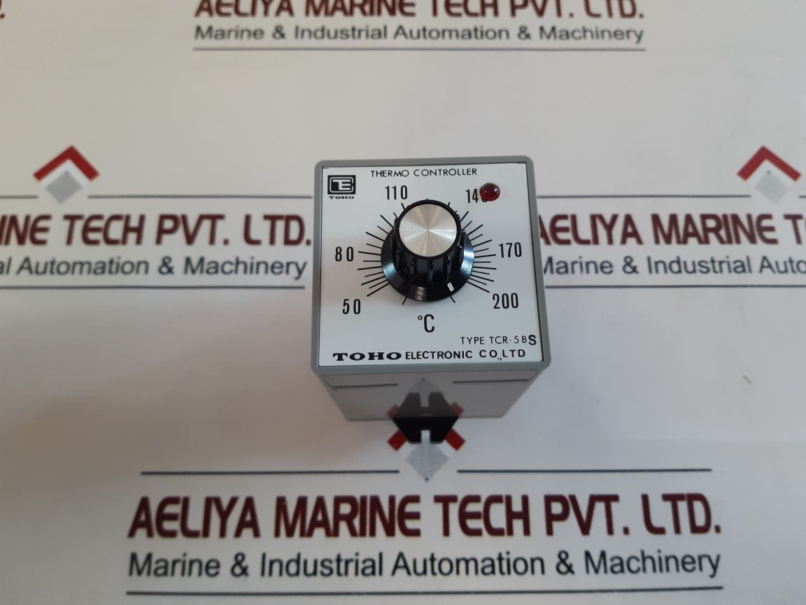 Toho Electronic Tcr-5Bs Thermo Controller 50 To 200°C
