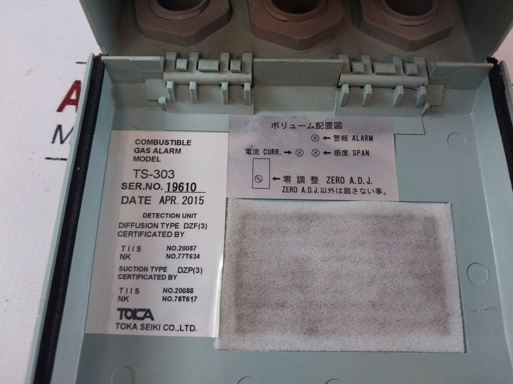 Toka Seiki Ts-303 Combustible Gas Alarm