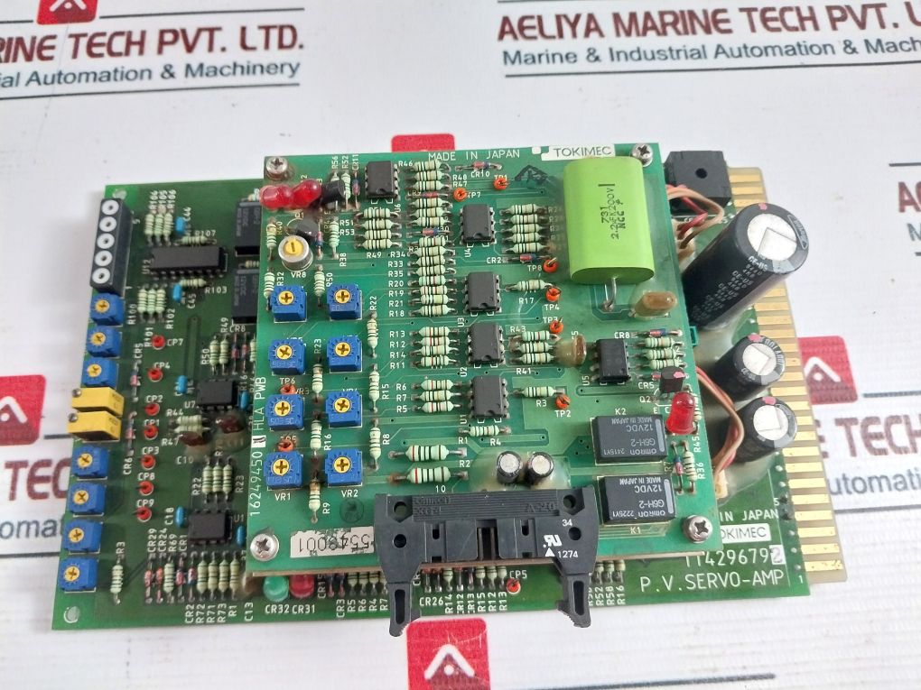 Tokimec 114296792 P.V.Servo-amp Pcb With 162494501 Hla Pwb
