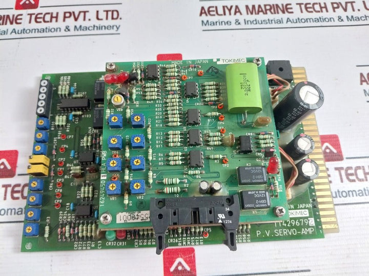 Tokimec 114296792 P.V.Servo-amp Pcb With 162494501 Hla Pwb