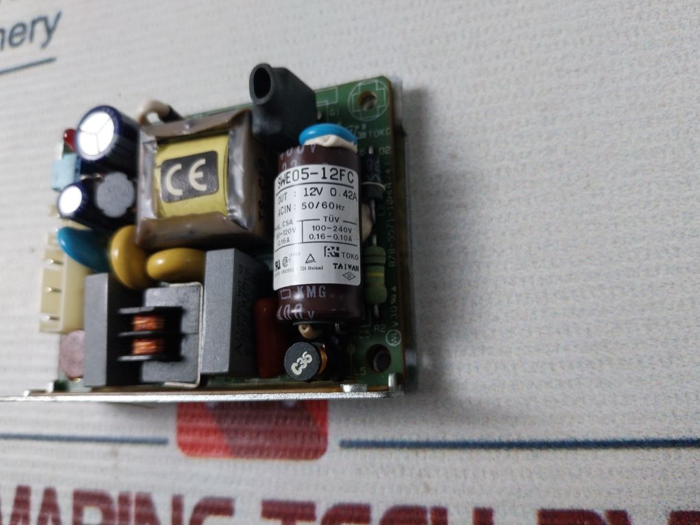 Toko 878-5571-10H Power Supply Board 50/60Hz 100-120V