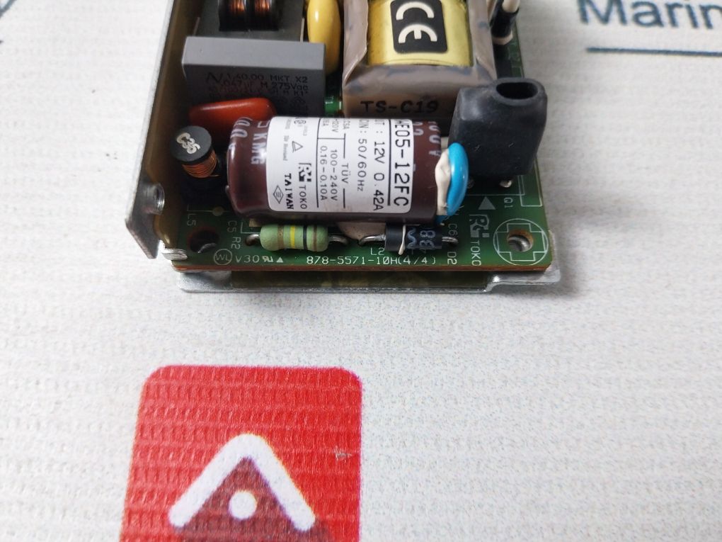 Toko 878-5571-10H Power Supply Board 50/60Hz 100-120V