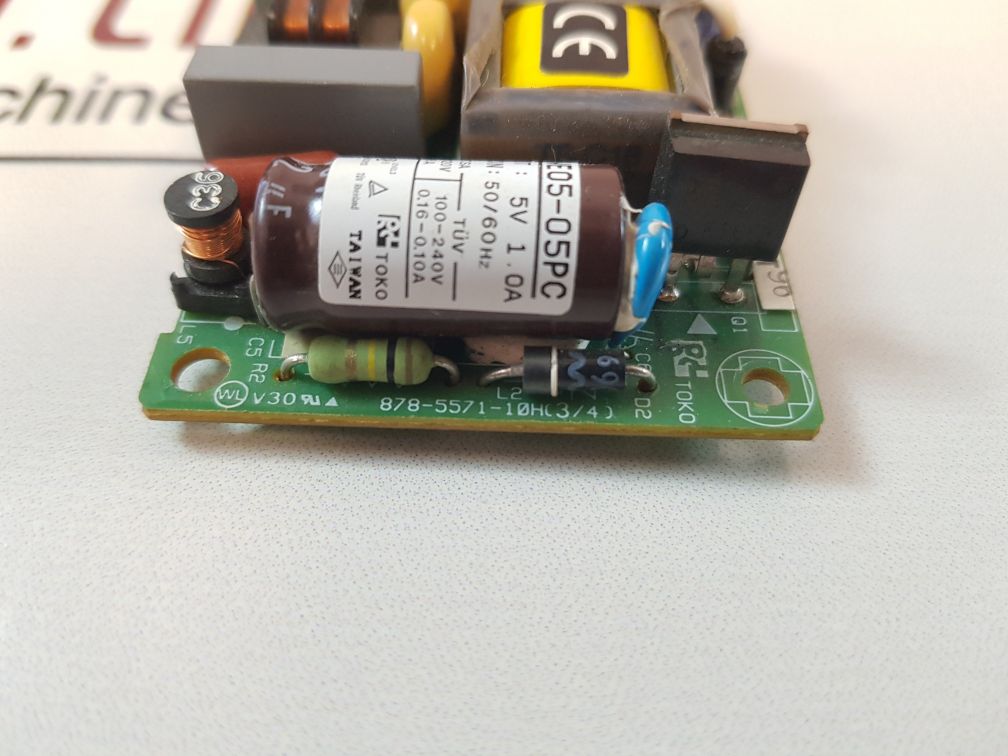 Toko 878-5571-10H Power Supply Board