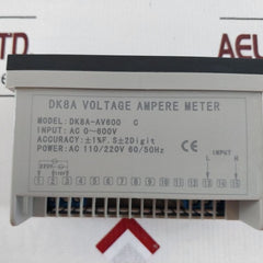 Toky Dk8A Digital Panel Voltage Ampere Meter Dk8A-av600