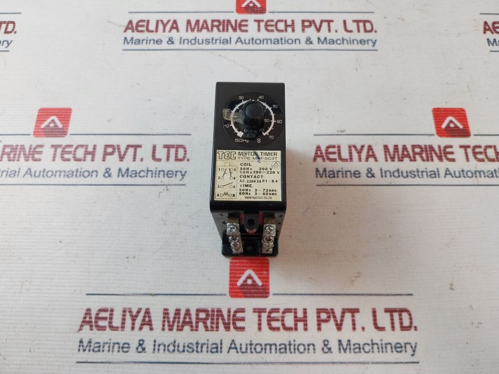 Tokyo Electric Mct-503T Motor Timer 60Hz 200-220V