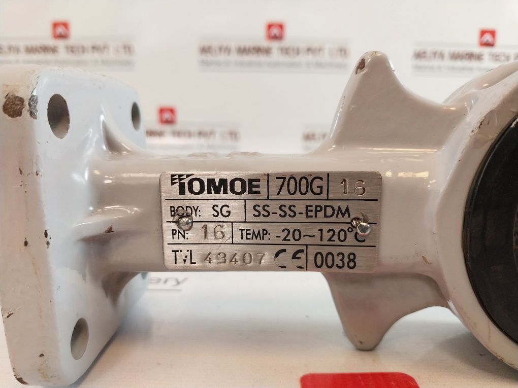 Tomoe Ss-ss-epdm Butterfly Valve
