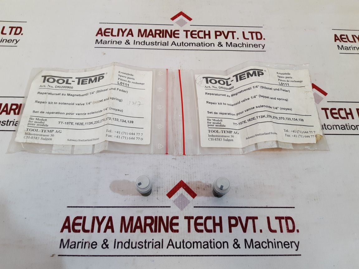 Tool Temp Df0200900 Repair Kit To Solenoid Valve 1/4
