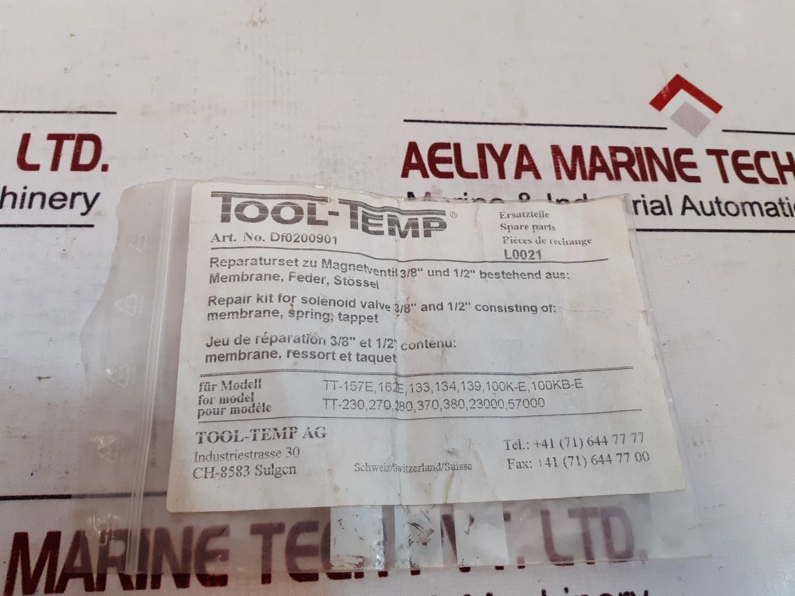 Set Of 5X Tool Temp Df0200901 Repair Kit For Solenoid Valve