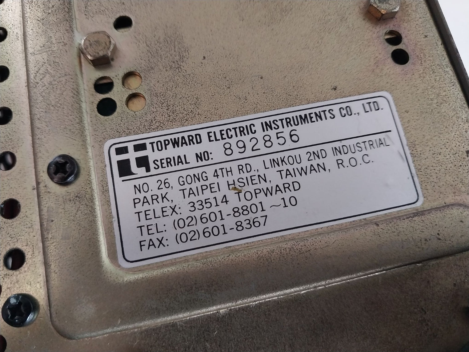 Topward Tps-2000 Dc Power Supply