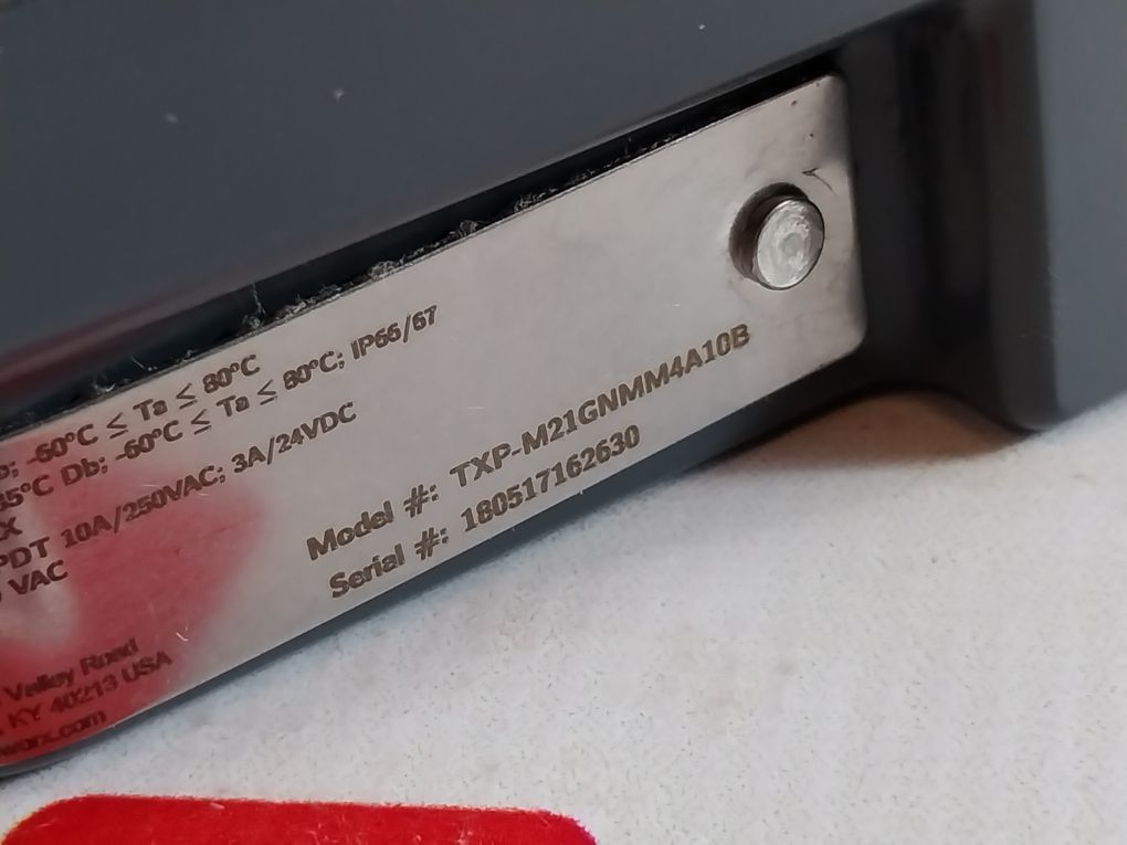 Topworx Txp-m21Gnmm4A1 Limit Switch W/ Solenoid Box