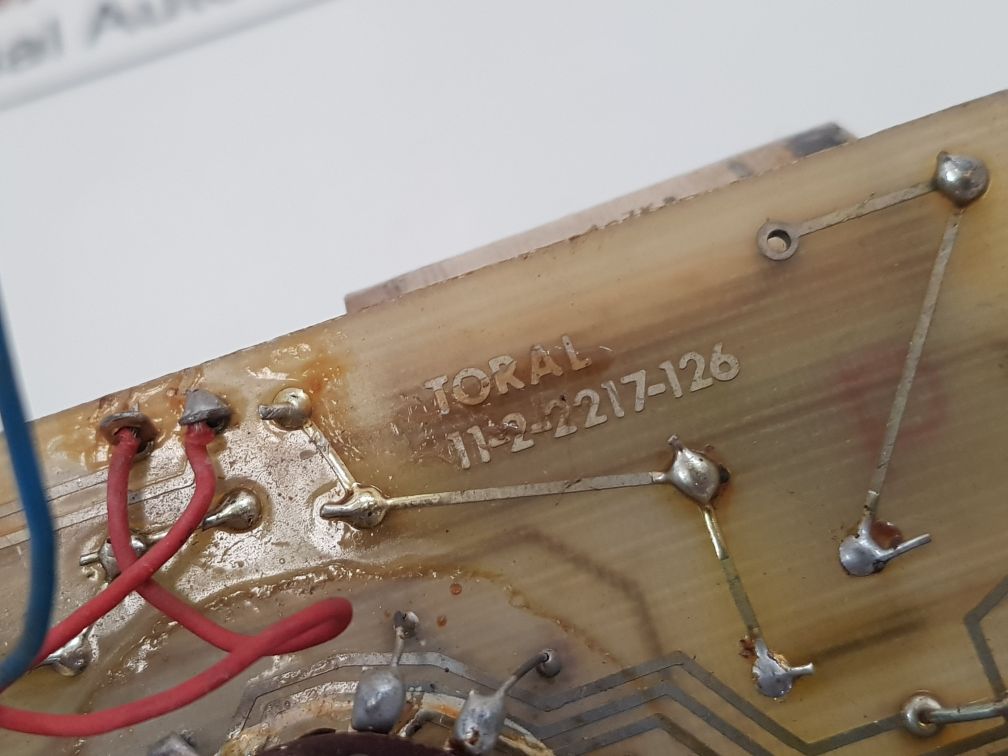 Toral 11-2-2217-126 Pcb Card