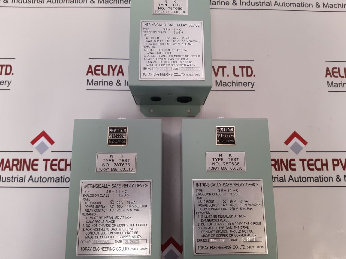 Toray Engineering Sr-11-c Intrinsically Safe Relay Device