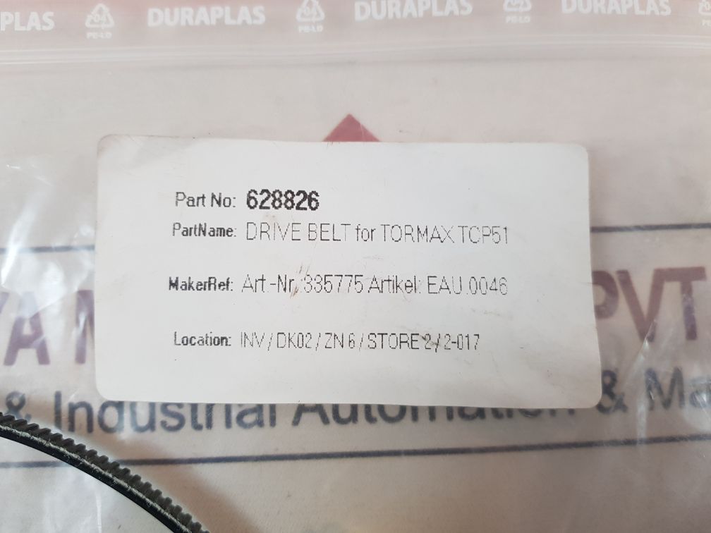 Tormax Eau.0046 Encoder V Belt