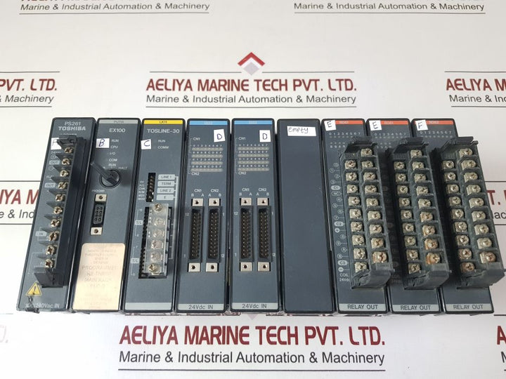 Toshiba Ex10Ubb2 Rack With Ps261, Pu11A, Lk11, Di32, Ro61, Ro62 Module
