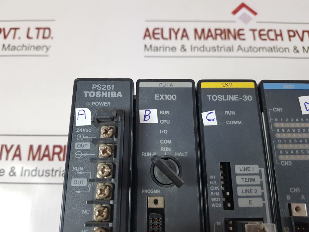 Toshiba Ex10Ubb2 Rack With Ps261, Pu11A, Lk11, Di32, Ro61, Ro62 Module
