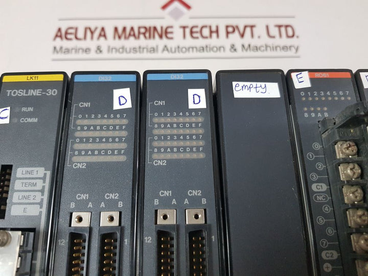 Toshiba Ex10Ubb2 Rack With Ps261, Pu11A, Lk11, Di32, Ro61, Ro62 Module
