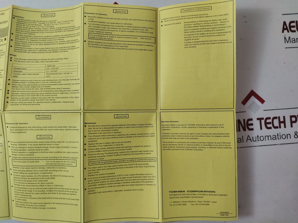 Toshiba Gps693**S Power Supply Module Ps693