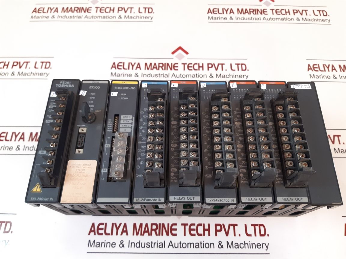 Toshiba Ex10*Ubb2 Rack With Ps261,Pu11A,Lk11,Di31,Ro61 Module