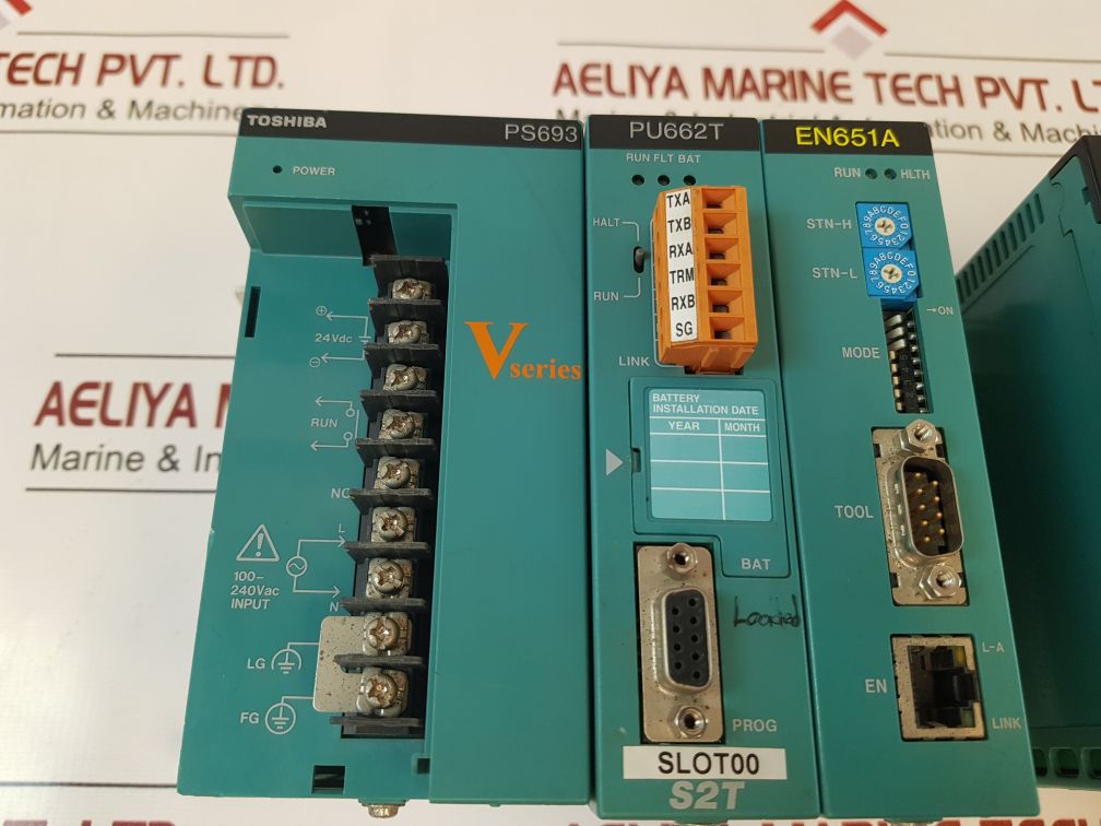 Toshiba Ps693+Pu662T+En651A+Da664+Sp600+Ad668+Ro663+Di635 Module Rack