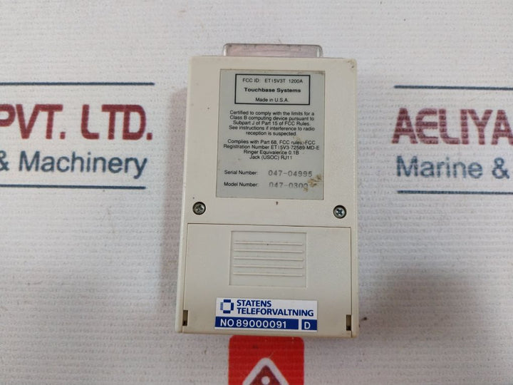 Touchbase Systems 2400 Worldport Portable Modem