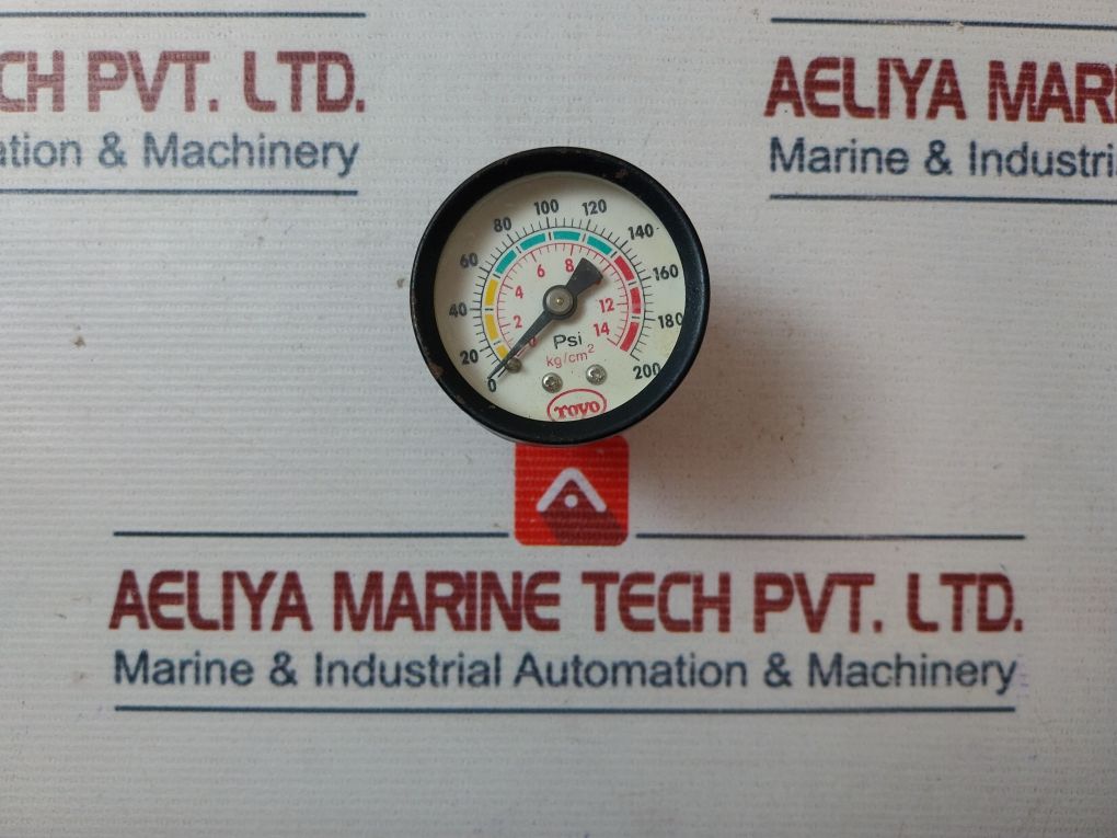 Toyo 0-200 Psi Pressure Gauge