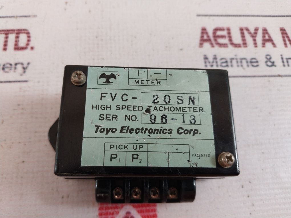 Toyo Electronics Fvc-20Sn High Speed Tachometer