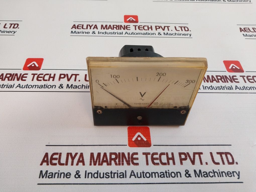 Toyo Keiki Acf-12N Voltmeter 0-300 Vac