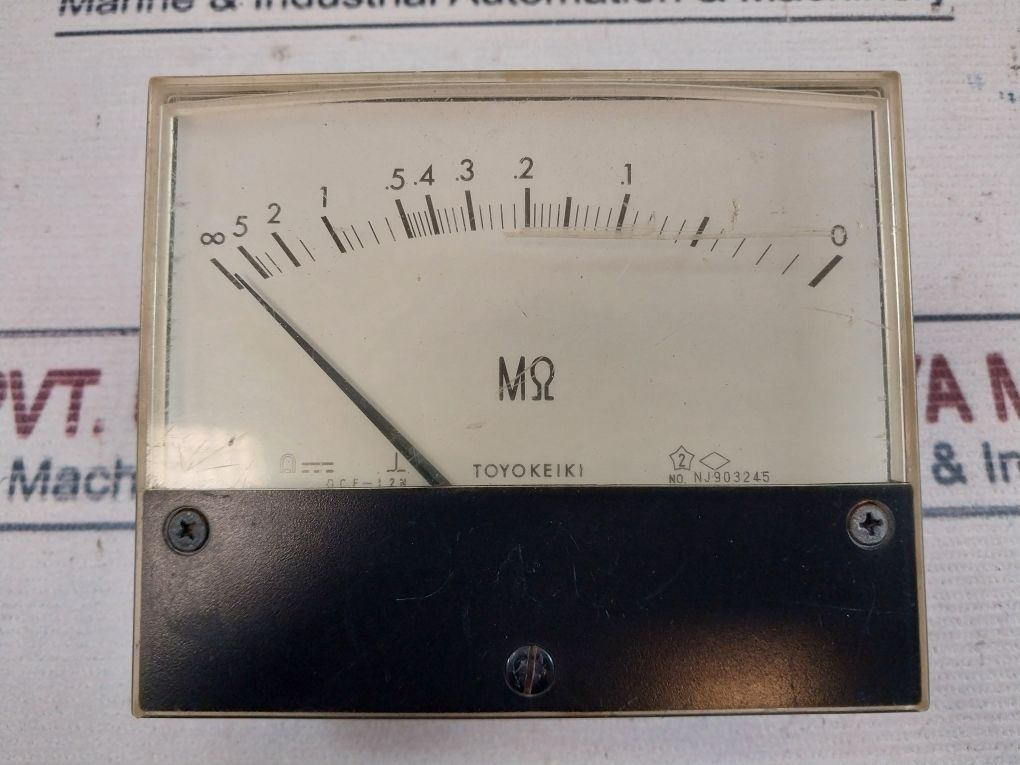 Toyo Keiki Dcf-12N Ohm Meter Nj903245