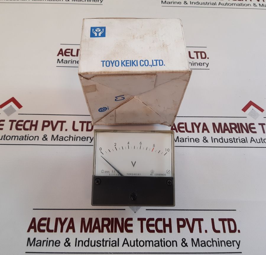 Toyo Keiki Dcf-8 Voltmeter 0-10V
