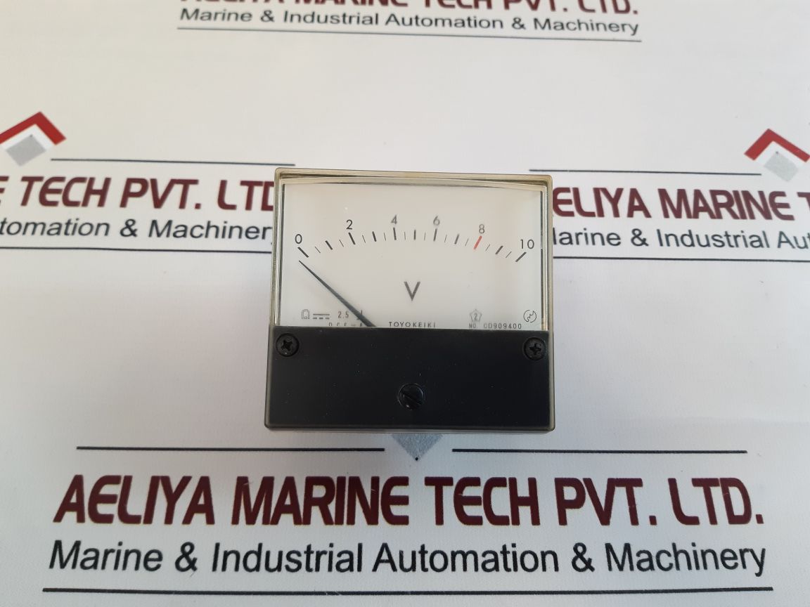 Toyo Keiki Dcf-8 Voltmeter 0-10V