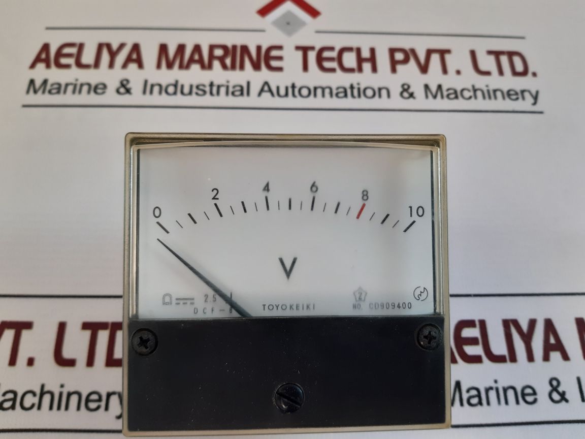 Toyo Keiki Dcf-8 Voltmeter 0-10V