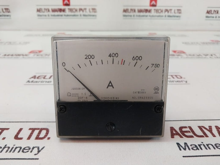 Toyo Keiki Dcf-8 Voltmeter