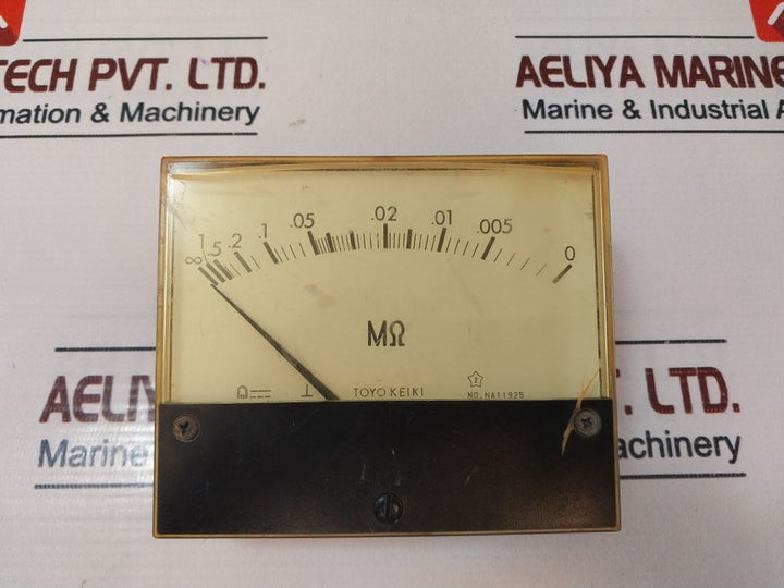 Toyo Keiki Dcf- 12N Panel Meter For Use With Series Resistor Na11925
